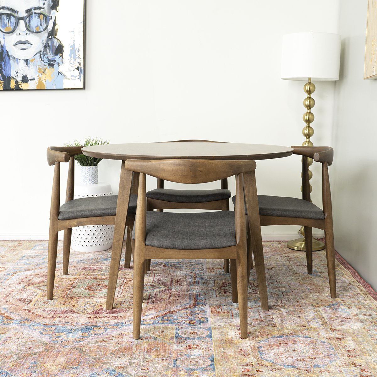 Norse circular dining set