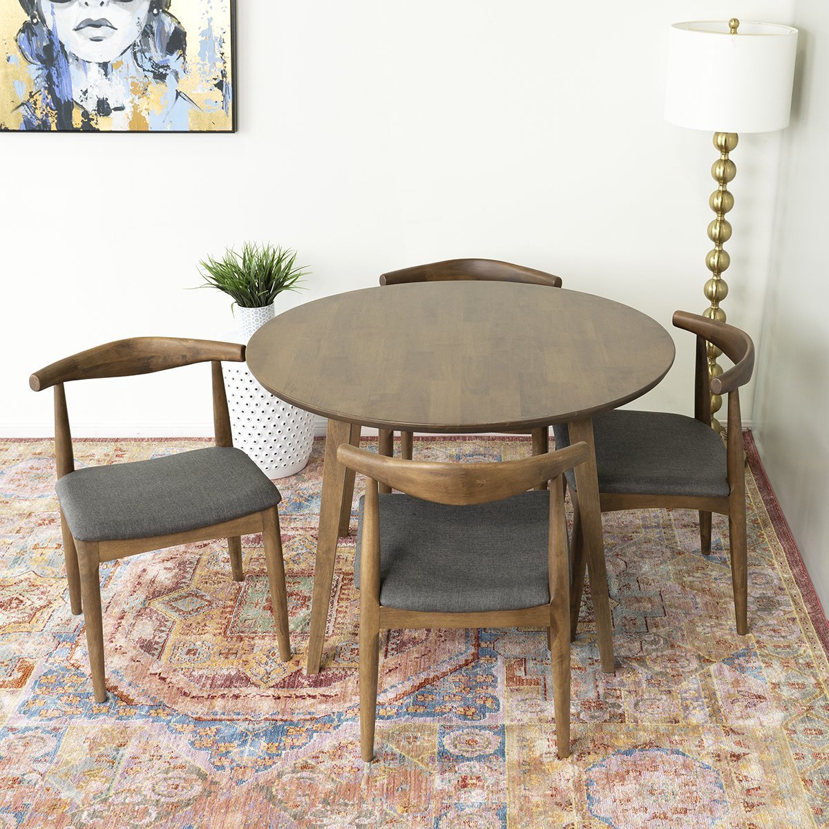 Norse circular dining set