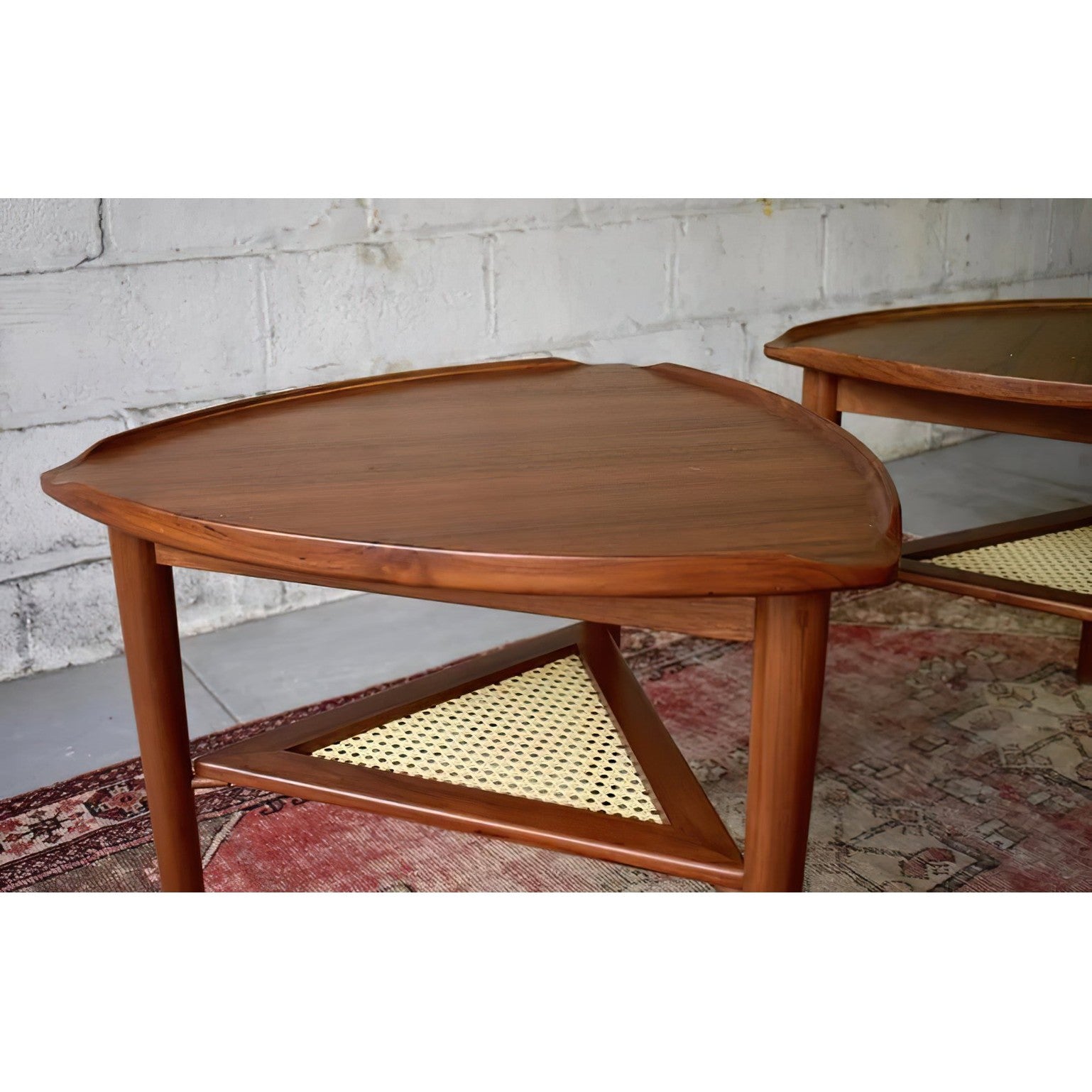 Petal Side Table in Teak