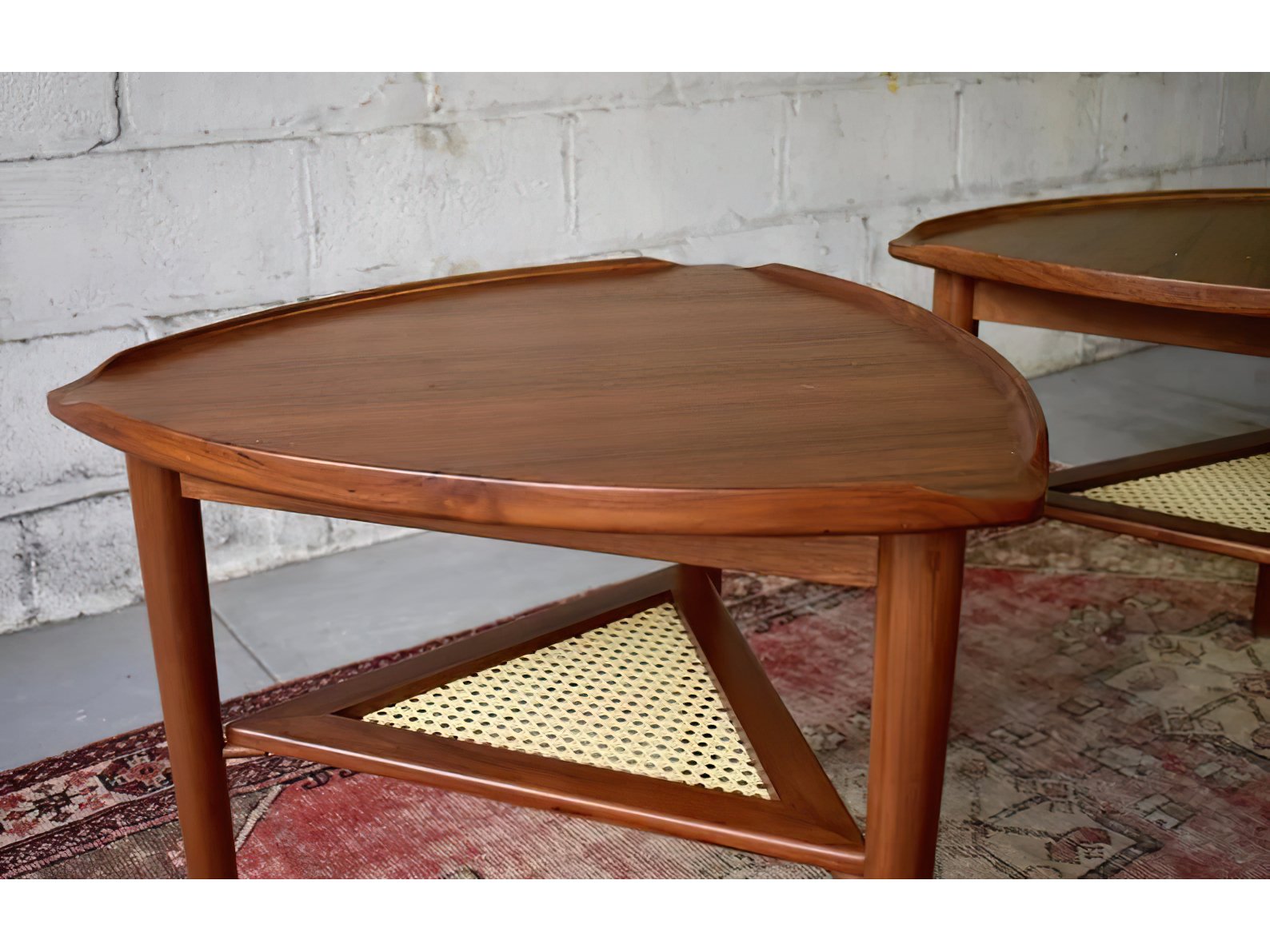 Petal Side Table in Teak