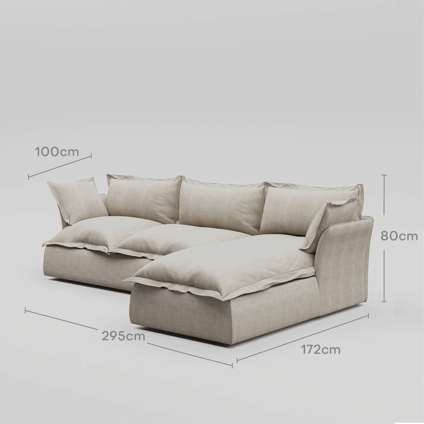 Philip L shaped sofa