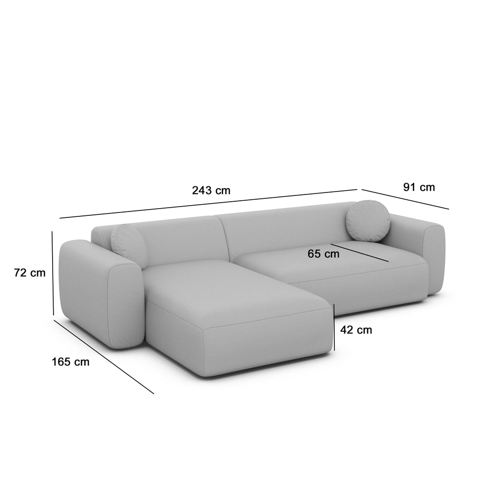 Gray-brown sofa