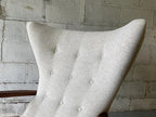 Skive Wingback Lounge Chair & Ottoman