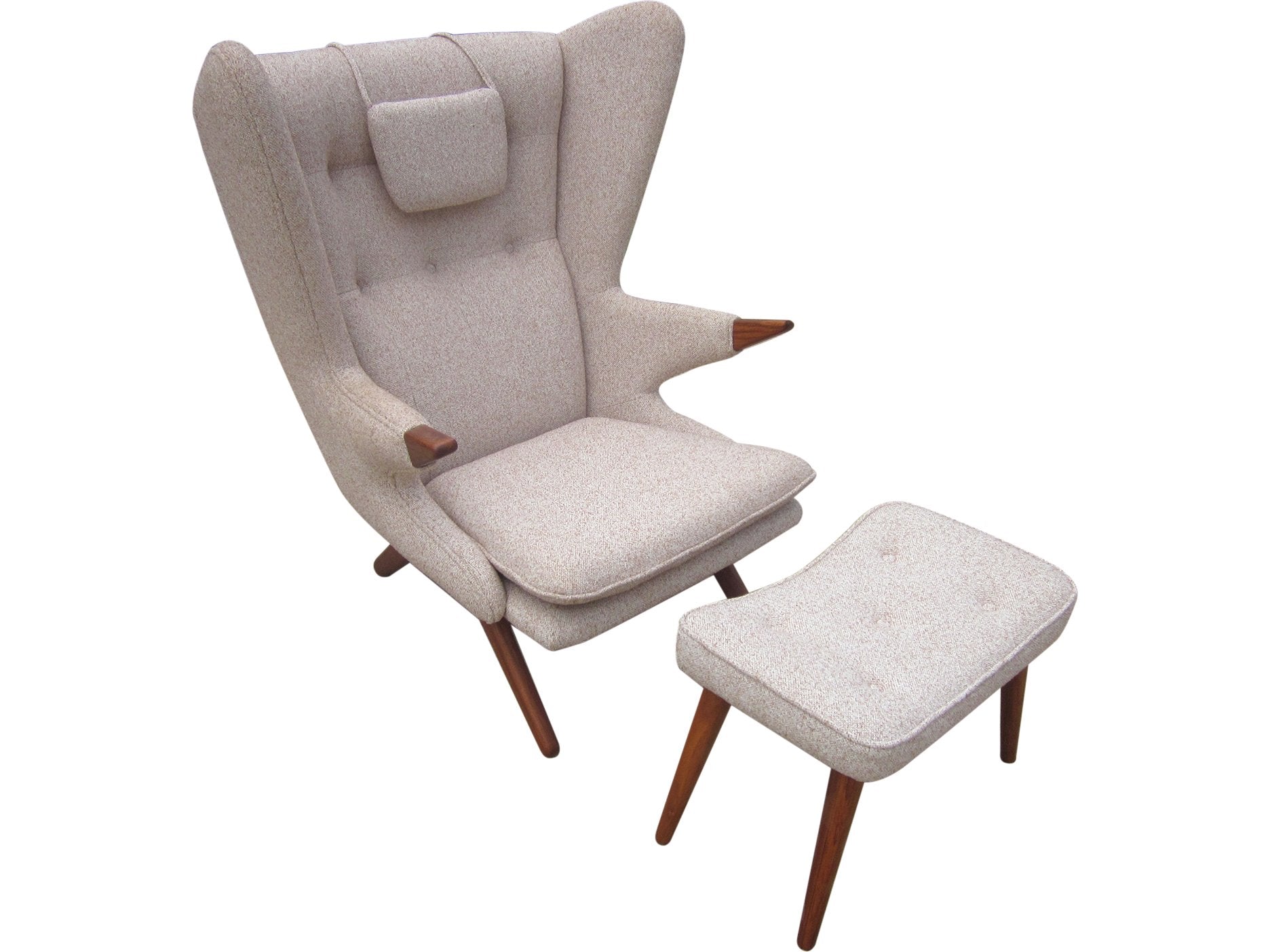 Stockholm Wingback Lounge Chair & Ottoman