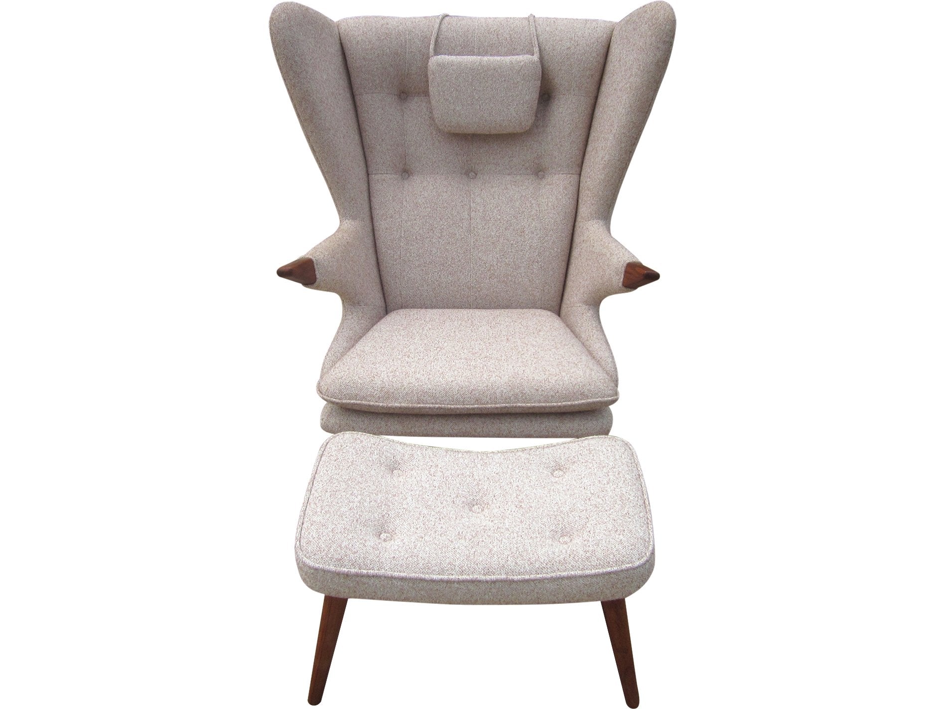 Stockholm Wingback Lounge Chair & Ottoman