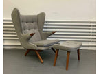 Stockholm Wingback Lounge Chair & Ottoman