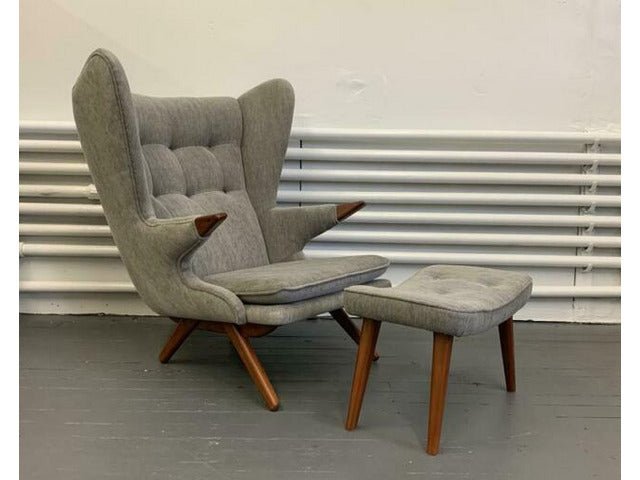 Stockholm Wingback Lounge Chair & Ottoman