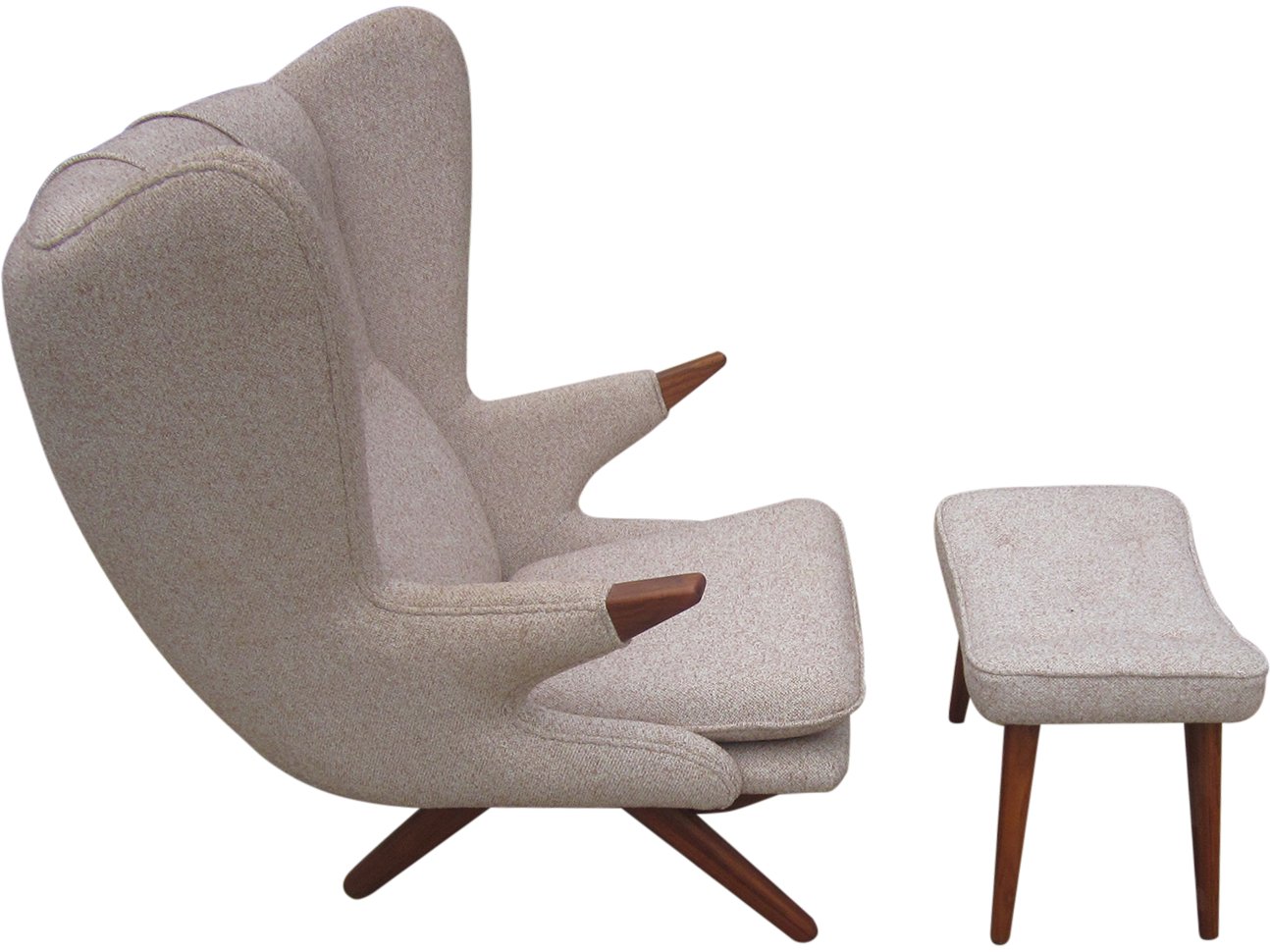 Stockholm Wingback Lounge Chair & Ottoman