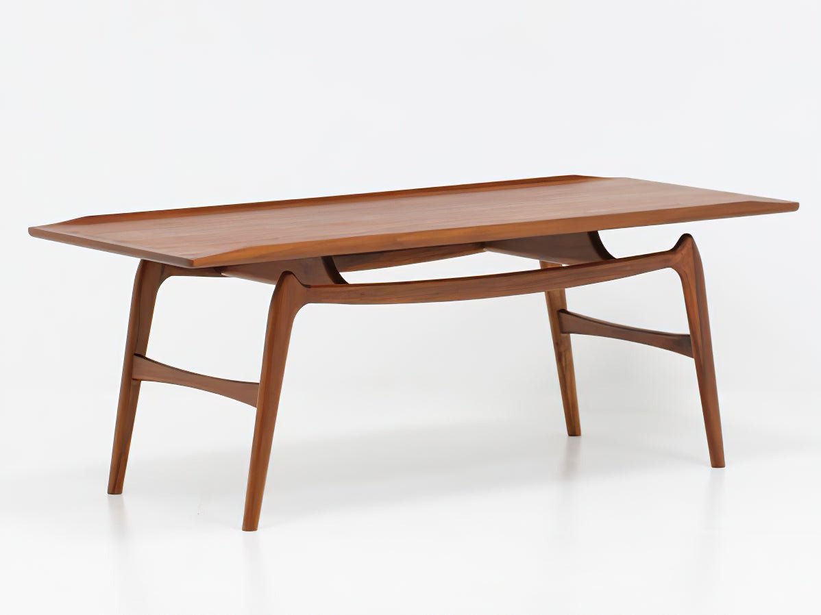 Sulo Surfboard Center Table in Teak