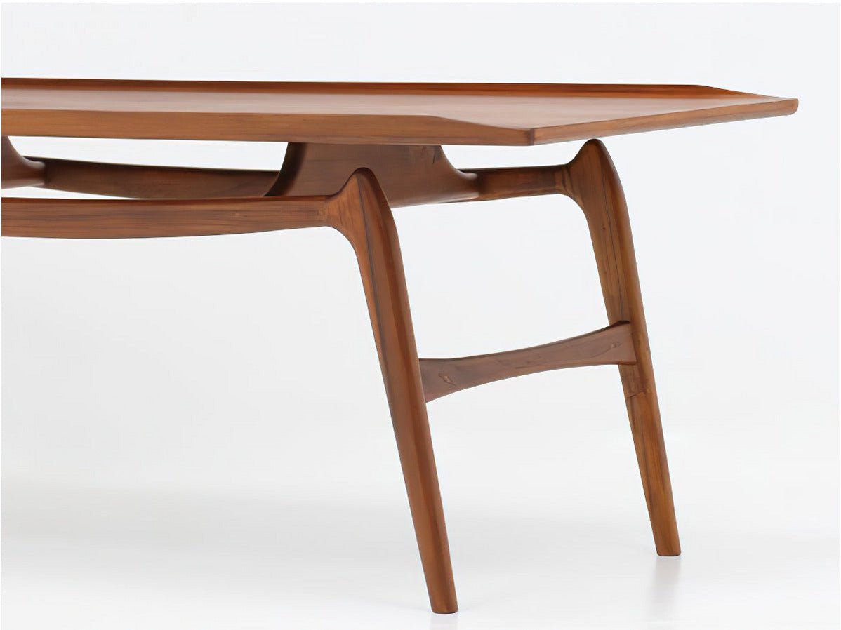 Sulo Surfboard Center Table in Teak