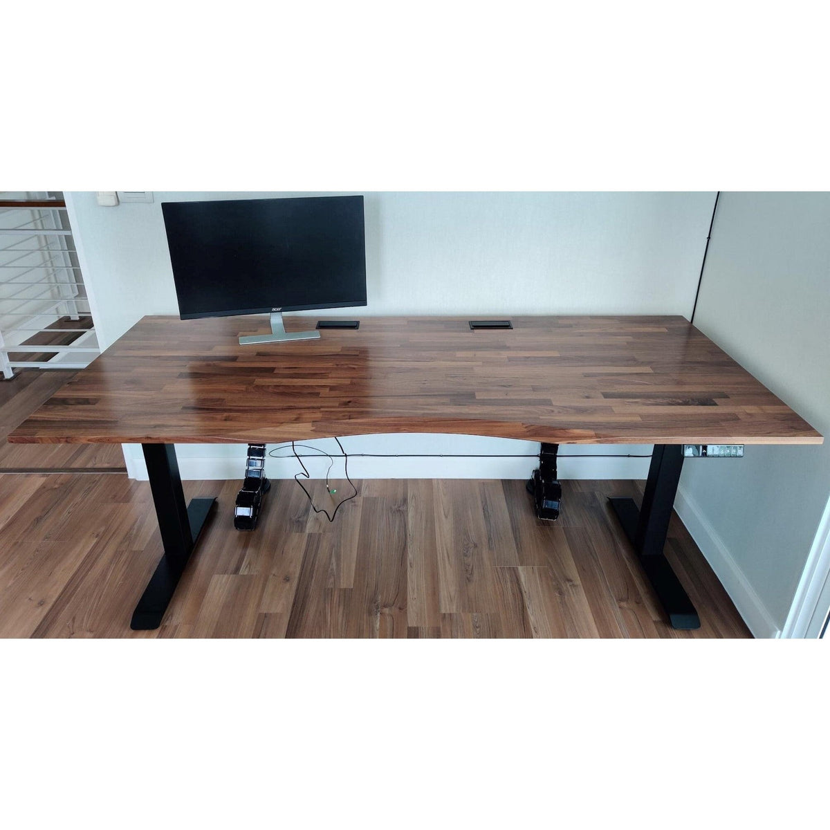 Titan Standing Desk in American Walnut