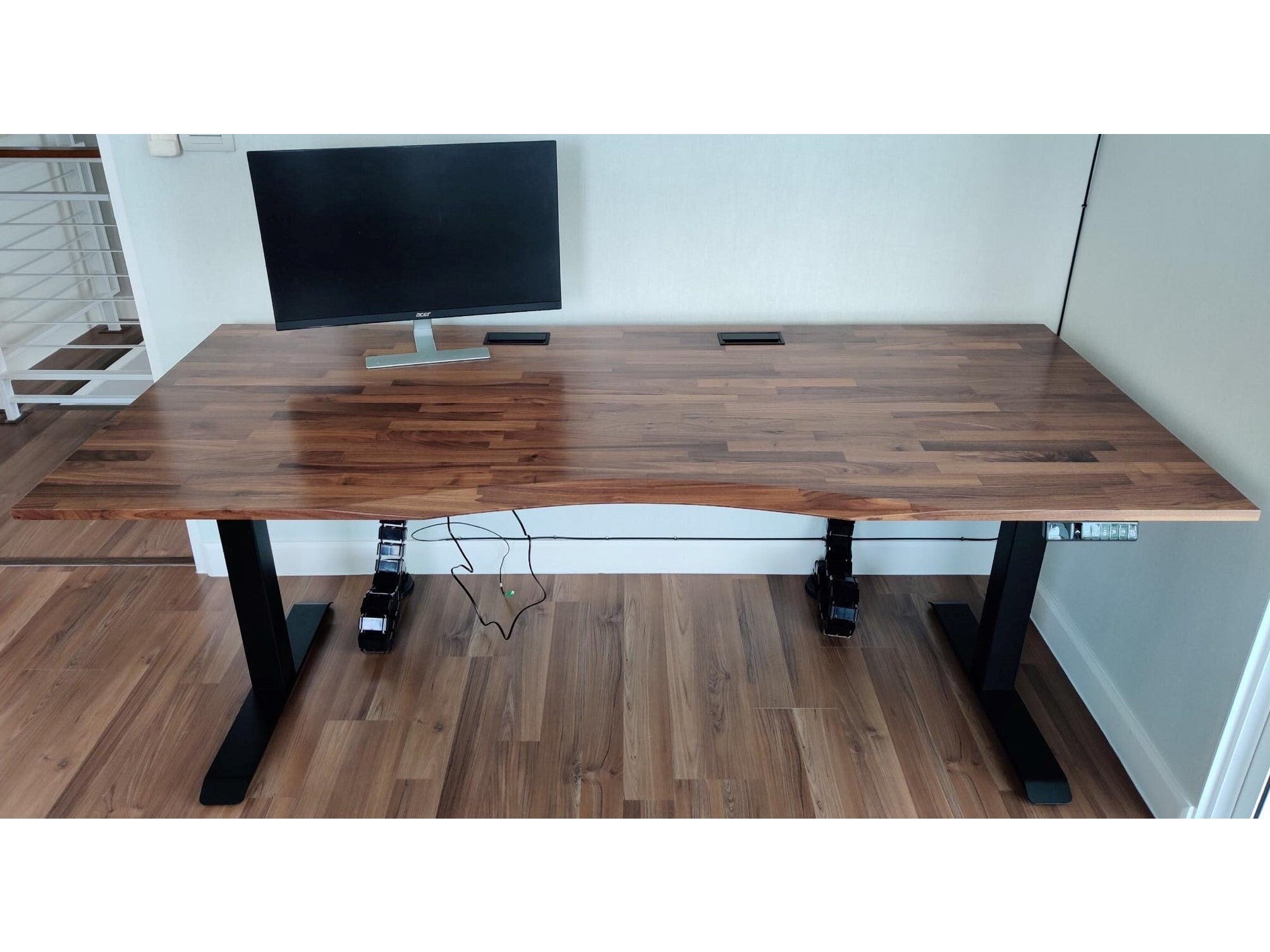 Titan Standing Desk in American Walnut