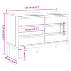 Ubric noir drawers